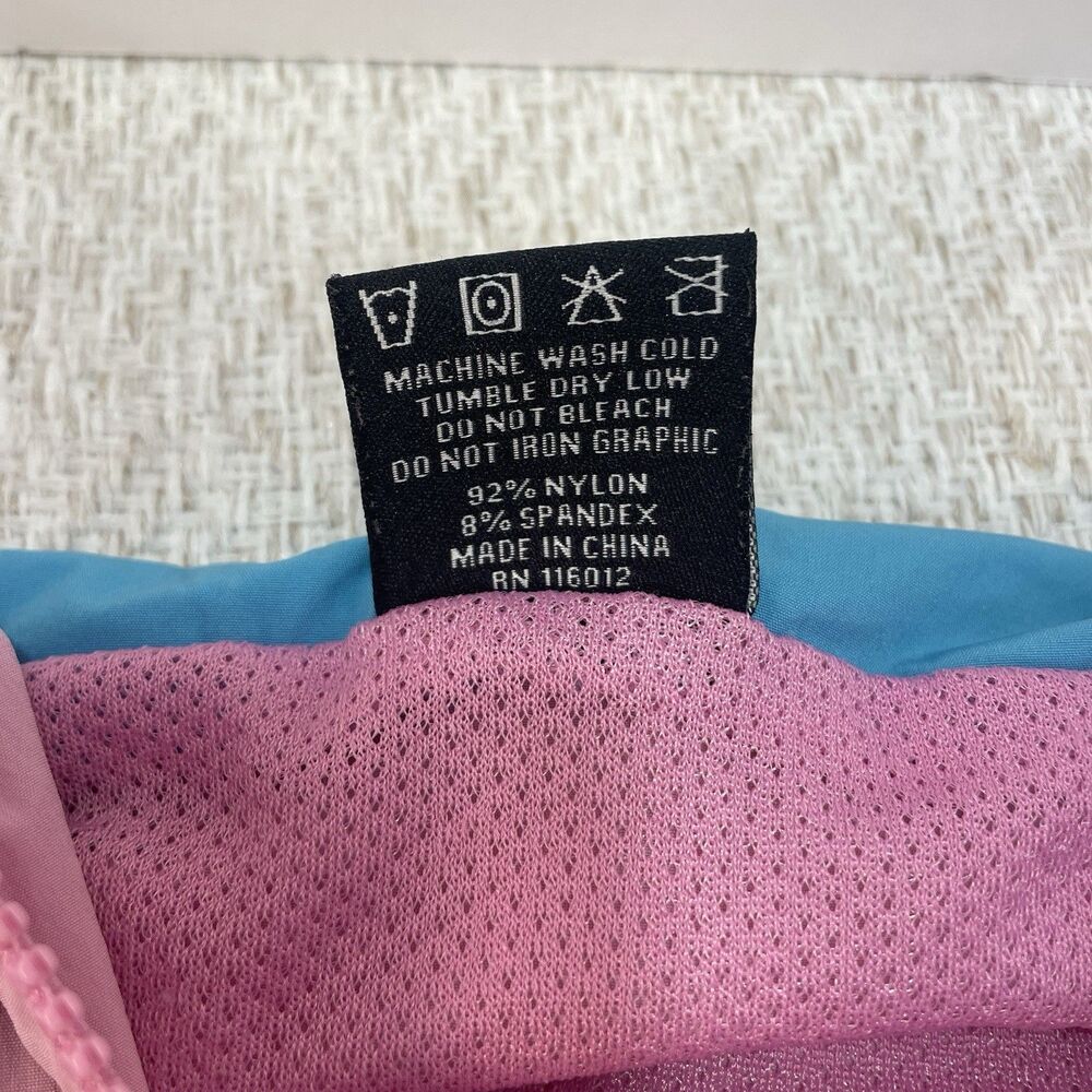 Odd Future Mens M Neon Colorblock Pink Yellow Blue Anorak Jacket ** READ** - Picture 4 of 8